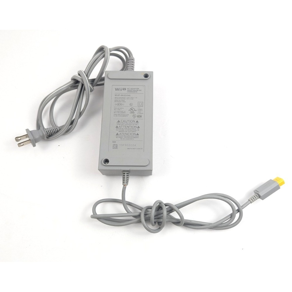 Official Original Nintendo Wii U Console Power Supply Adapter Cord Cable WUP-002